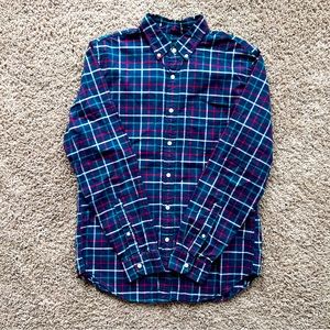 Men’s J. Crew Oxford Button Down | Size: M | Navy, White, Green, & Red